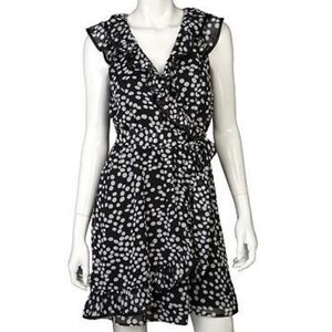 IZ Byer Black & White Polka For Dress NWT
